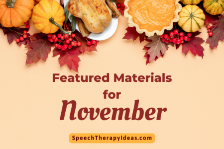 November Featured Materials