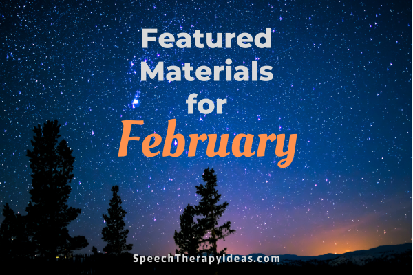 Featured Materials for February