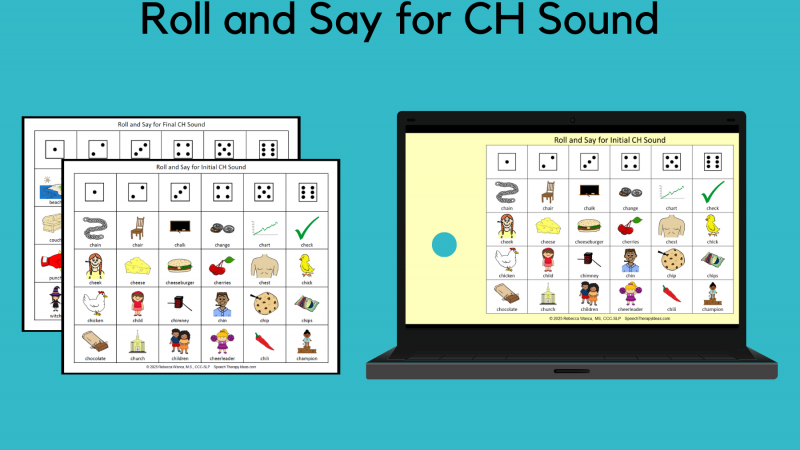 Roll And Say For CH Sound