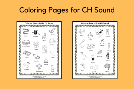 Coloring Pages for CH Sound