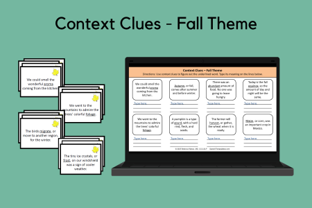 Context Clues - Fall Theme