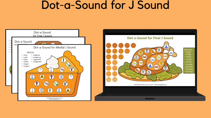 Dot A Sound For B Sound – Thanksgiving Theme