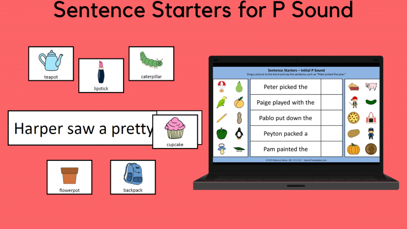 Sentence Starters For P Sound