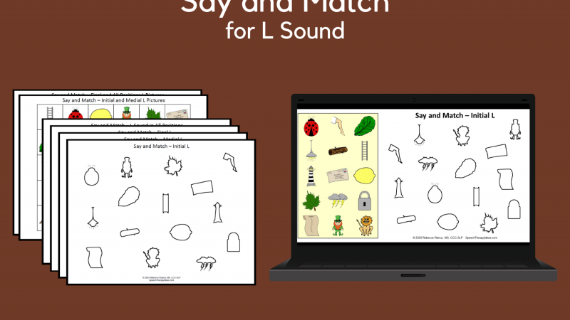 Say And Match For L Sound