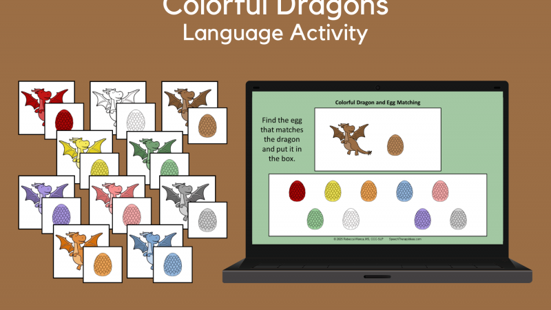 Colorful Dragon Language Activities