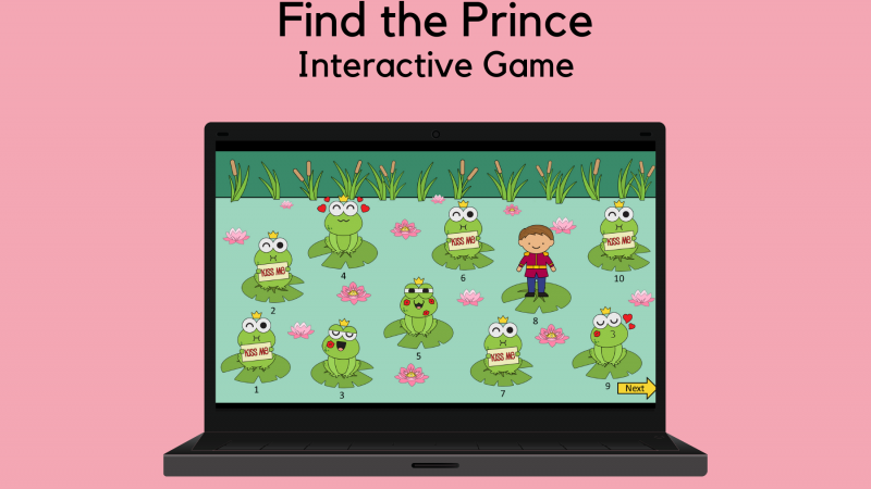 Find The Prince Interactive Game