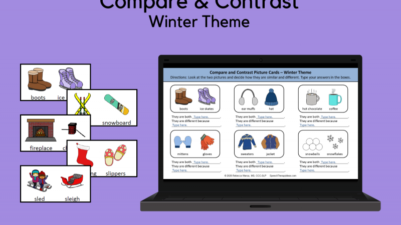 Compare And Contrast – Winter Theme