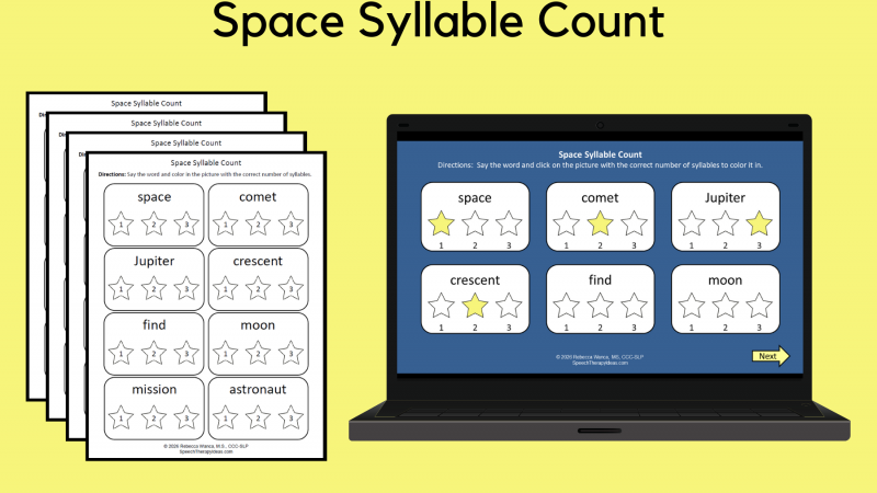 Space Syllable Count