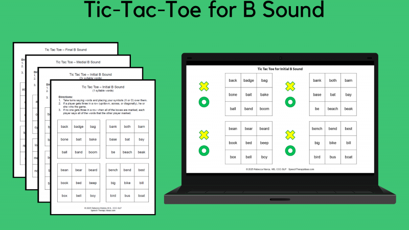 Tic Tac Toe Games For B Sound