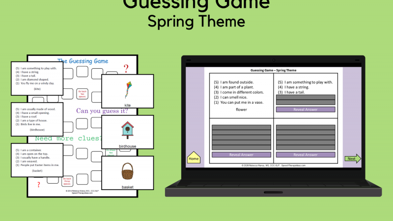 Guessing Game – Spring Theme