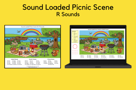 Sound-Loaded Picnic Scene for R Sounds