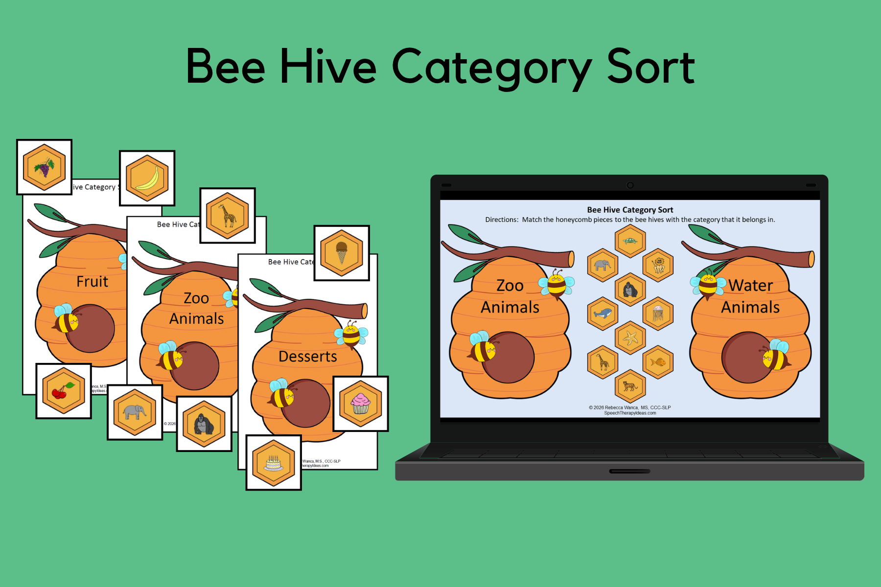 Bee Hive Category Sort
