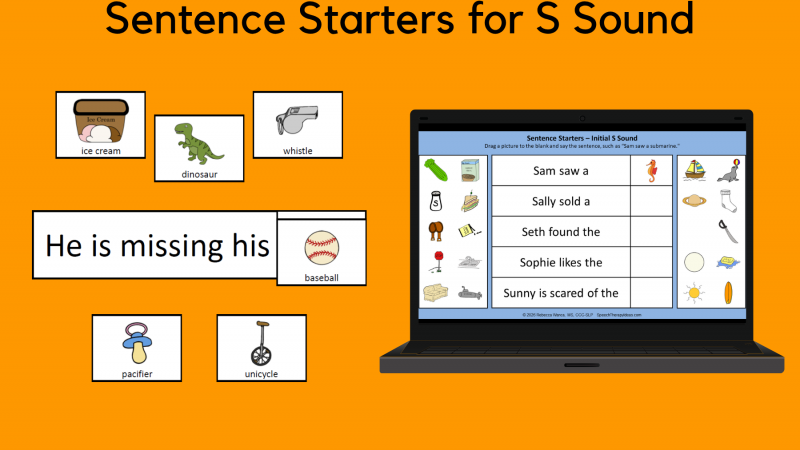 Sentence Starters For S Sound