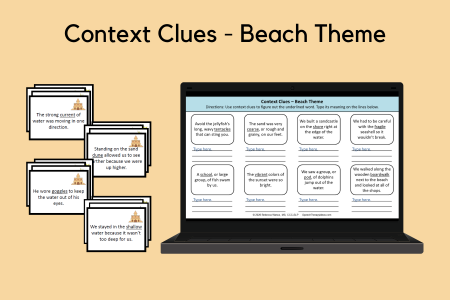 Context Clues - Beach Theme