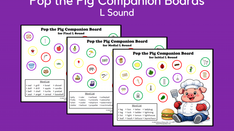 Pop The Pig Companion Boards For L Sound