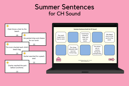 Summer Sentences for CH Sound