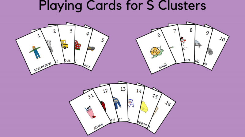 Playing Cards For S Clusters