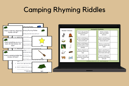 Camping Rhyming Riddles