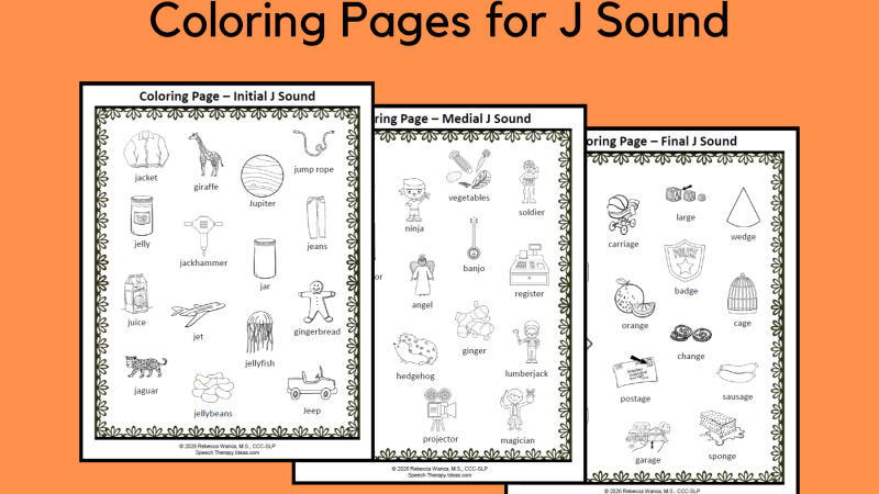 Coloring Pages For J Sound