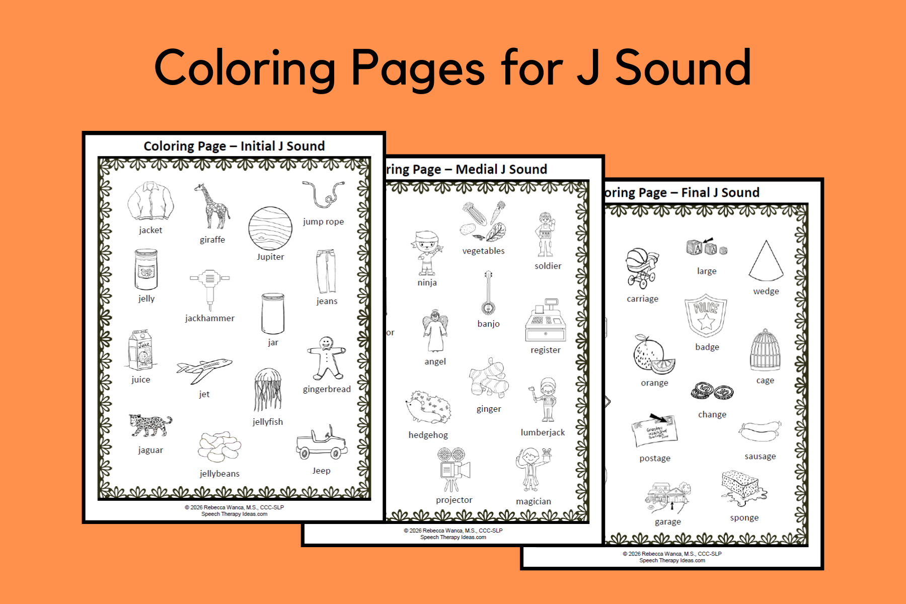 Coloring Pages For J Sound