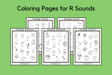 Coloring Pages for R Sounds