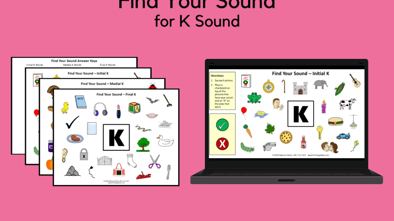 Find Your Sound Pages For K Sound