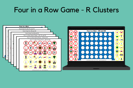Four in a Row Game for R Clusters