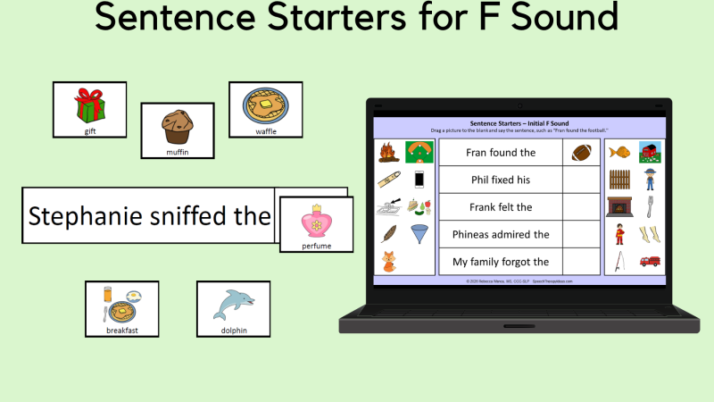 Sentence Starters For F Sound